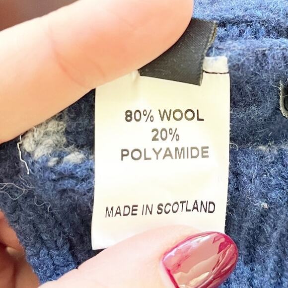 Harry Potter Lochlaven‎ of Scotland Womens Ravensclaw Sweater Sz S Wool Blue - Picture 4 of 7